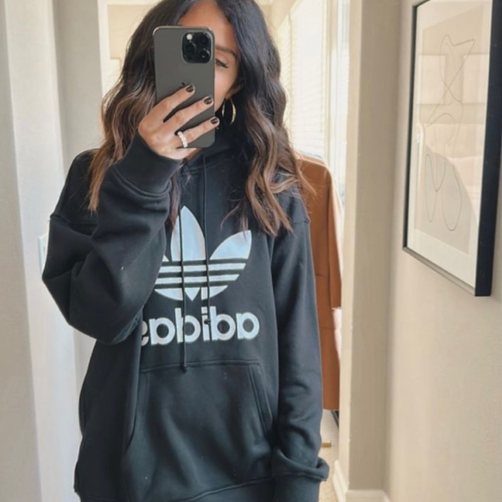 Womens Adidas trefoil hoodie